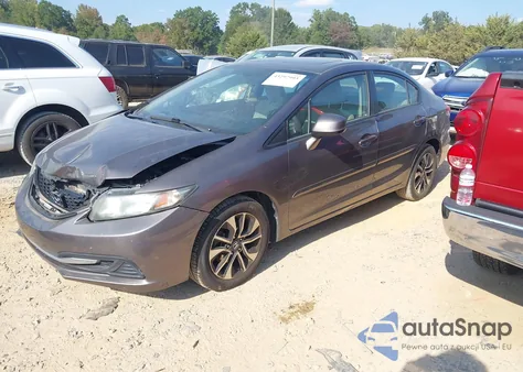 2013 Honda Civic Ex from USA, damaged, VIN 19XFB2F8XDE225620